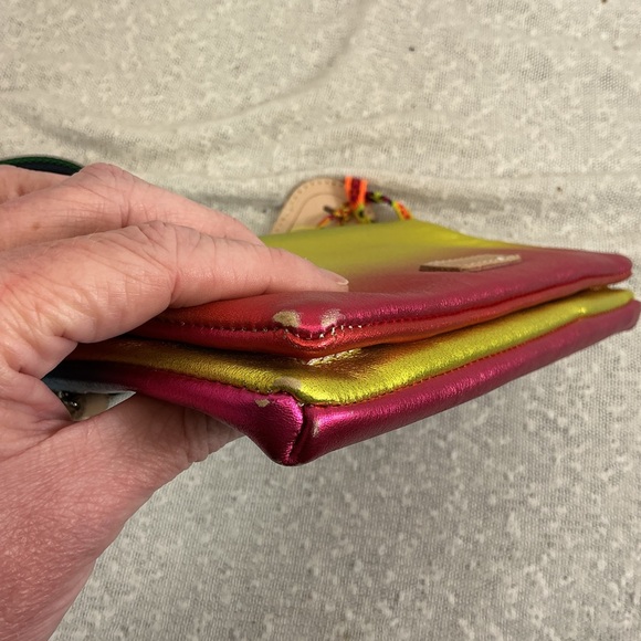 CONSUELA  Anita Uptown Crossbody Purse Luggage Tag & Friendship Bracelet Rainbow - Picture 8 of 12